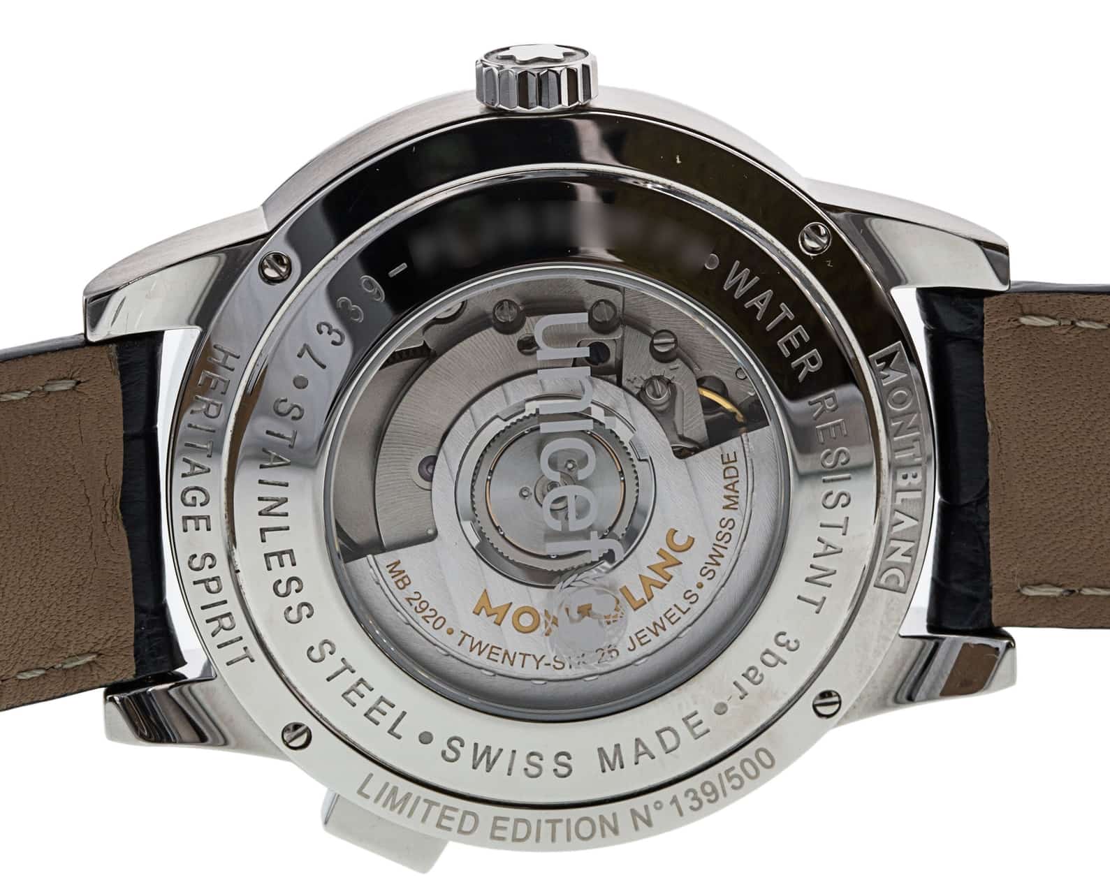 Pre Owned Montblanc Heritage 116533 Watch Watchfinder Co